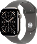 Apple Watch Series 11 natural titanium 46mm 5G stone grey sport band Size S/M