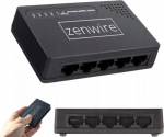Switch 5 Ports Gigabit Ethernet 1000 MBps Splitter Switch LAN Zenwire SG1005
