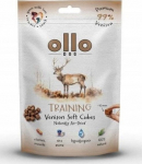 OLLO Air Dried Training Venison Cubes - dog treat - 80g