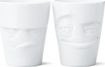 FIFTYEIGHT PRODUCTS FIFTYEIGHT 350ml Becher - Grumpy & Mischievous white