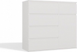 TOP E SHOP MALWA 1D5S WHITE CHEST OF DRAWERS