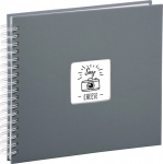 Hama "Fine Art" Spiral grey 28x24 50 white Pages 2112