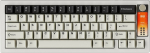 Krux Drox - Krux Drox is a wireless mechanical keyboard with a compact layout 65%, z multi-function knob and display supporting animations