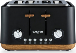 Salter EK5823BLKVDE Toronto 4-Slice Toaster