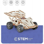Extra Digital Wooden Assembly Kit Four-Wheel Drive Racing Car, STEM Educational Toy