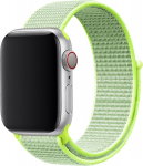 Swissten Nylon Band for Apple Watch 42 / 44 / 45 / 49 mm LIME