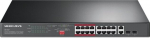 Switch TP-Link TP-LINK MERCUSYS 16-Port 10/100Mbps + 2-Port Gigabit Rackmount Switch with 16-Port PoE+