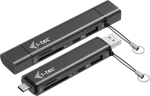 I-TEC USB-C/A DONGLE SD 2X USB, SD TF 2X USB (USB-A USB-C)