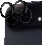 PanzerGlass Hoops | Camera Lens | Apple | iPhone Duo | Metal/Silicone | Black