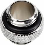Bitspower Adapter gerade G1/4 Zoll AG auf G1/4 Zoll AG - Shiny silver