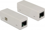 DeLOCK Network Isolator 6 kV RJ45 Electrical shock insulator White