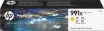 Tint HP 991X M0J98AE High Yield Yellow 182ml (suuremahuline kollane) 16000lk PageWide Managed P75050dn P77740/P77750; PageWide Pro 750dw/755