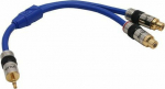 Cable InLine Jack 3.5mm - RCA (Cinch) x2 0.2m niebieski (89941P)