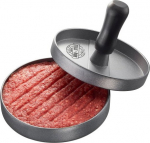 GEFU BBQ hamburger press Black, Grey Aluminium, Plastic