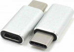 Adapter USB PremiumCord PREMIUMCORD Adapter USB 3.1 C/male - USB 2.0 Micro-B/female, stř&iacute;brn&yacute;