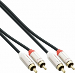 Kabel InLine RCA (Cinch) x2 - RCA (Cinch) x2 3m czarny (99263)