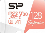 Karta Silicon Power Superior MicroSDXC 128 GB Class 10 UHS-I/U3 A1 V30 (SP128GBSTXDV3V20SP)