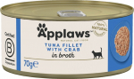 APPLAWS Tuna fillet with crab in broth - wet cat food - 70g