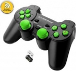 ESP Guitar Company Esperanza EGG108G Gaming Controller Black, Green USB 2.0 Gamepad Analogue / Digital PC, Playstation 3