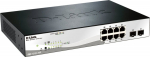 D-Link Web Smart DGS-1210-10P - Switch - managed - 8 x 10/100/1000 (PoE+)