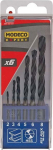 Modeco drill bit for metal HSS cylindrical 2 4 5 3 6 8mm zestaw (MN-60-931)