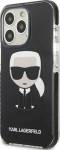 Karl Lagerfeld KLHCP13LTPEIKK Iconik Karl hardcase for iPhone 13 Pro / 13 6.1" / black
