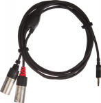 Cordial - Y-cable, 3.5mm - 2 x XLR, 1.5 m