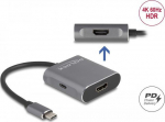 Delock Video-/Audio Splitter - 1 x USB-C +