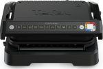 TEFAL OptiGrill 2in1 GC7728, Schwarz, Rectangular, Tasten, 600 cm&sup2;, 1 Zone(n), hinge