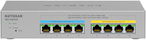NETGEAR 8-PORT POE++ MULTI-GIG SWITCH, INSIGHT MANAGED 230W POE BUDGET