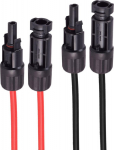 ShiverPeaks PV4 Verl&auml;ngerung&sup2; 2er Set rot/schwarz BS02-320516 - Kabel-/Adapter - 5 m