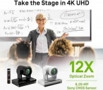 IPEVO VC-Z4K UHD 4K PTZ Video Conference Camera black