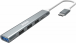 HUB USB Marvo USB (3.0) hub 5-port, UH008, metal, Marvo