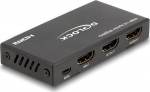 Delock Video/Audio switch - 4K, 60 Hz, with