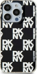 DKNY DKNY DKHCP15SHDLCEK iPhone 15 / 14 / 13 6.1'' czarny/black hardcase IML Checkered Mono Pattern