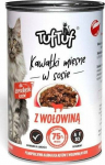 BULT TUF TUF Karma for cats Meat Pieces with Beef 415g