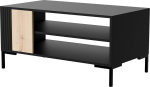 Cama MEBLE Cama MERCI coffee/lawn table 100 x 55 x 49 cm black/oak artisan