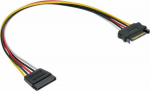 InLine SATA - SATA, 0.5m, Czarny (29651B)
