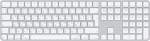 Apple Magic Keyboard Touch ID Numeric RUS White Keys