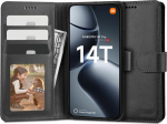 Kaitse&uuml;mbris kaanega Wallet, Xiaomi 14T Pro, must, Tech-Protect