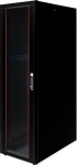 ROLINE Basic - Schrank Netzwerkschrank - glass door, 600x1000 WxD - RAL 9005, Jet Black - 42HE - 48.3 cm (19")