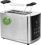 Emerio toaster with bun rack