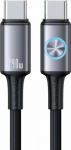 Kabel USB Usams USB-C - USB-C 1.2 m Szary