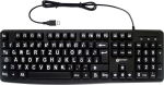 Geemarc Telecom Geemarc Keyboard with large keys (sw) + large font (w)