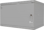 Stalflex Rack Cabinet 19" 6U 350mm Metal Door Gray