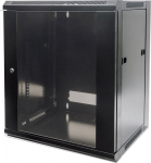 INTELLINET wall-mounted cabinet 9HE 570x600mm schwarz,unmontiert
