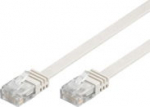 MicroConnect U/UTP CAT6 15M White Flat, Unshielded Network Cable