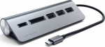 Satechi ST-TCHCRM - USB 3.2 Gen 1 (3.1 Gen 1) Type-C - Grau - MicroSD (TransFlash) - SD - USB 3.2 Gen 1 (3.1 Gen 1) Type-A - USB - 136.7 mm
