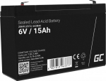 Green Cell AGM40 UPS battery Sealed Lead Acid (VRLA) 6 V 15 Ah