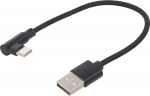 Gembird | Angled USB Type-C charging and data cable | CC-USB2-AMCML-0.2M